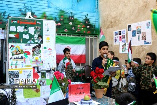 حمایت دانش‌آموزان منطقه ۱۰ از کودکان غزه