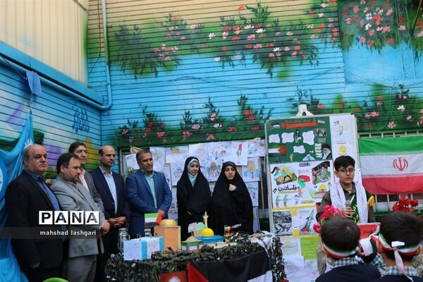 حمایت دانش‌آموزان منطقه ۱۰ از کودکان غزه