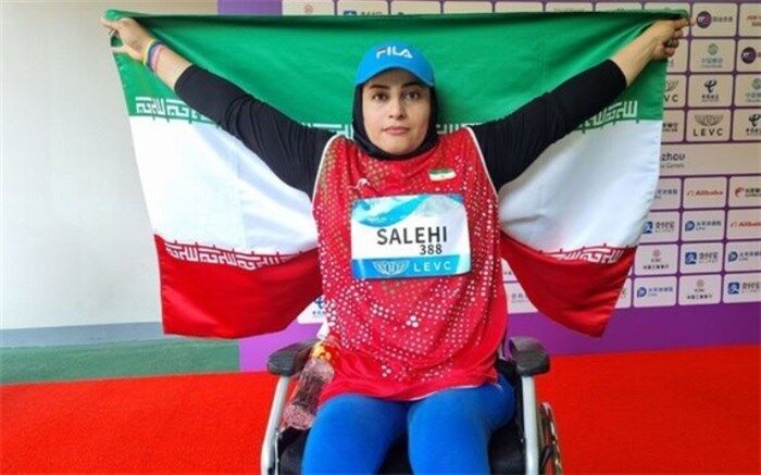 الهام صالحی در پرتاب دیسک بازی‌های پاراآسیایی طلایی شد