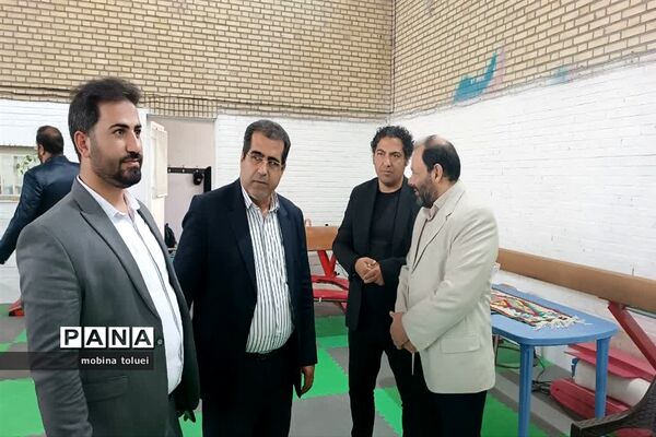 آیین افتتاح خانه ژیمناستیک در شهرستان بهارستان