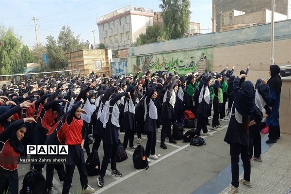 المپیاد ورزشی در مدرسه محراب شهرستان‌قرچک