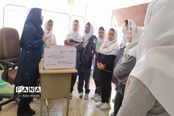 انجام معاینات مقدماتی دانش‌آموزان وشرح وظایف به سفیران سلامت