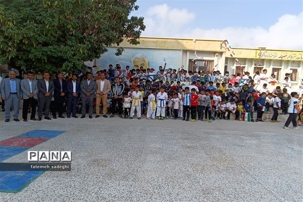 المپیاد ورزشی درون مدرسه‌ای در شهرستان قشم