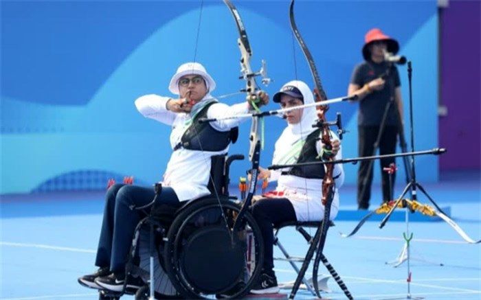 تیم دوبل ریکرو بانوان ایران نقره‌ای شد