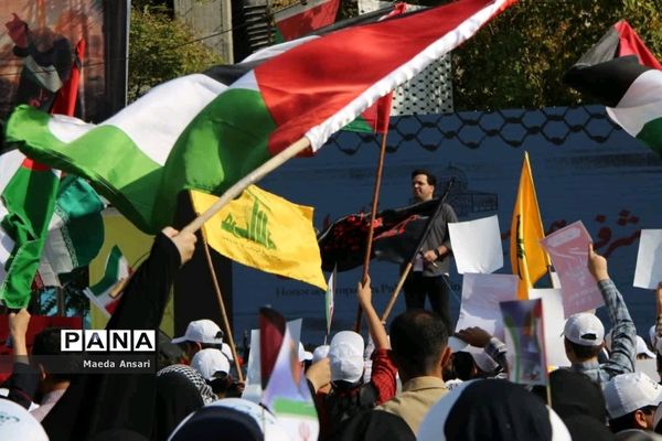 حمایت دانش‌آموزان تهران از کودکان غزه