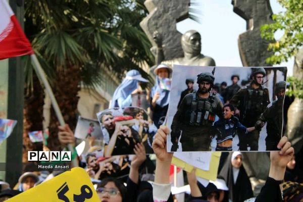 حمایت دانش‌آموزان تهران از کودکان غزه