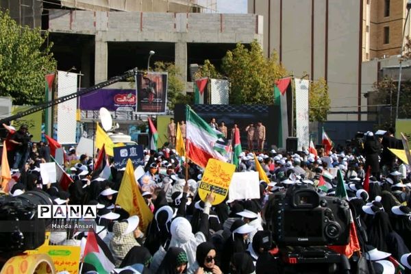 حمایت دانش‌آموزان تهران از کودکان غزه