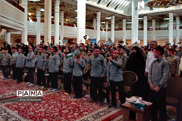 اولین سالگرد شهدای دانش‌آموز حادثه تروریستی حرم مطهر شاهچراغ(ع)