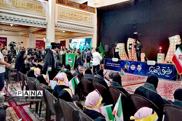 اولین سالگرد شهدای دانش‌آموز حادثه تروریستی حرم مطهر شاهچراغ(ع)