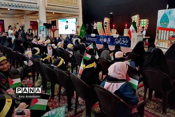 اولین سالگرد شهدای دانش‌آموز حادثه تروریستی حرم مطهر شاهچراغ(ع)