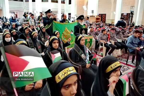اولین سالگرد شهدای دانش‌آموز حادثه تروریستی حرم مطهر شاهچراغ(ع)