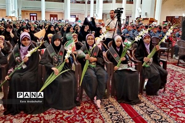 اولین سالگرد شهدای دانش‌آموز حادثه تروریستی حرم مطهر شاهچراغ(ع)