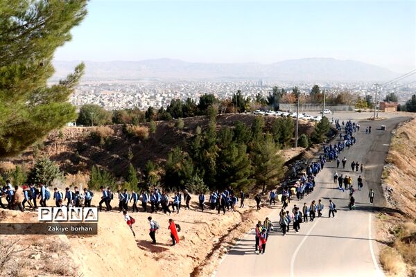 اردوی یک روزه تشکیلاتی پیشتازان دبیرستان شهید آل نبی شهرستان بجنورد