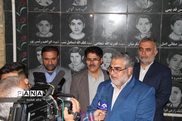 برگزاری چهلمین یادواره شهدای دانش‌آموز مدرسه پیروز بهبهان
