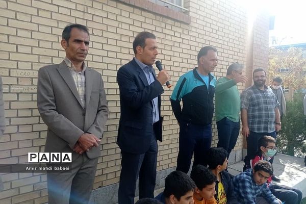 افتتاحیه المپیاد ورزشی در دبیرستان استعدادهای درخشان شهید بهشتی
