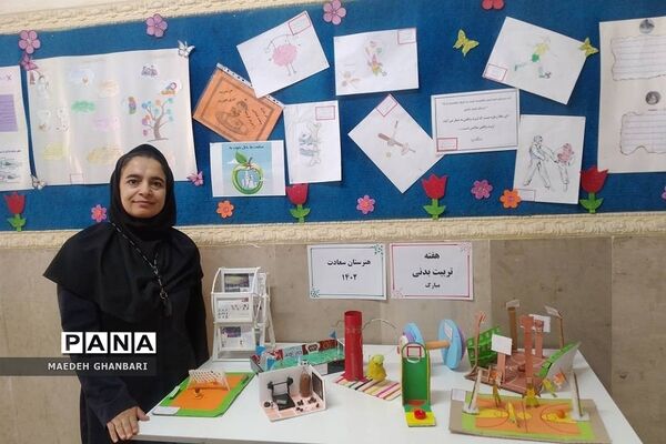 نمایشگاه دست‌سازه‌های ورزشی دانش‌آموز شهرستان پردیس