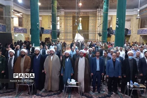 مراسم تکریم و معارفه امام جمعه شهرک واوان درشهرستان‌ اسلامشهر