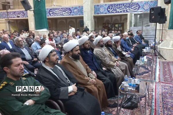 مراسم تکریم و معارفه امام جمعه شهرک واوان درشهرستان‌ اسلامشهر
