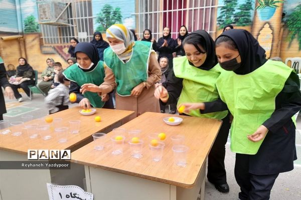 برگزاری مسابقه مادر دختری در دبیرستان استاد شهریار