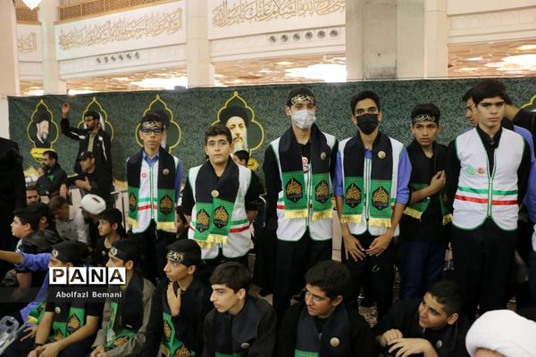 اجتماع نوجوانان فاطمی «از قم تا قدس» در حرم حضرت معصومه(س)