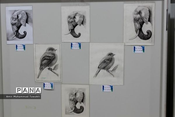 برپایی نمایشگاه نقاشی نگارستان آسمان در بافق