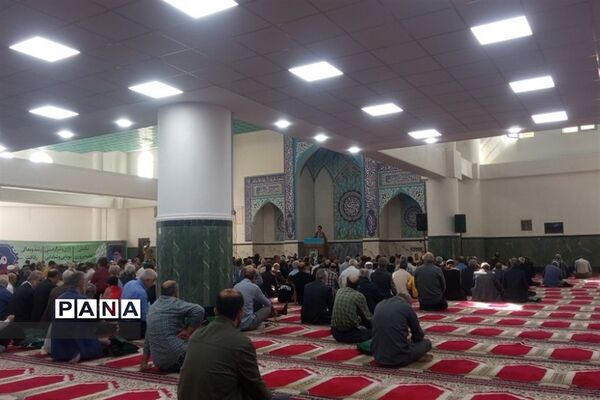 حمایت از فلسطین در نماز جمعه شهرستان شهریار