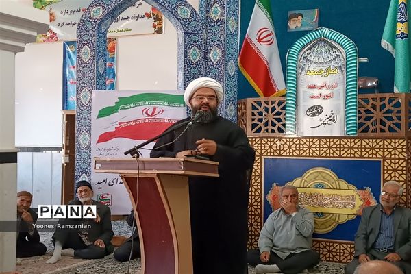 برگزاری نماز عبادی سیاسی جمعه درشهرستان خلیل‌آباد