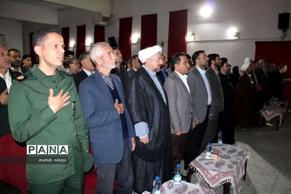 یادواره شهدا در شهرستان‌بهارستان