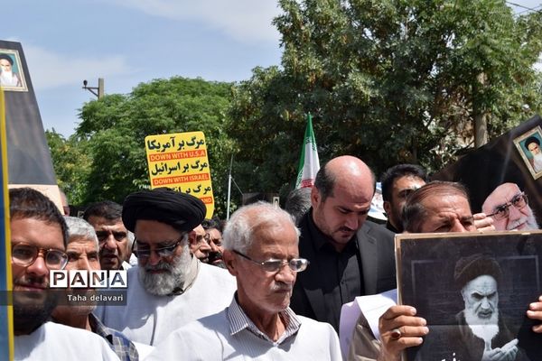 مردم ورامین در شصتمین سالگرد قیام ۱۵ خرداد حماسه‌ آفریدند
