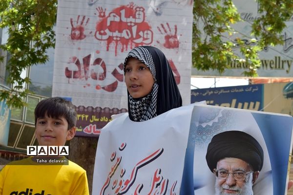 مردم ورامین در شصتمین سالگرد قیام ۱۵ خرداد حماسه‌ آفریدند