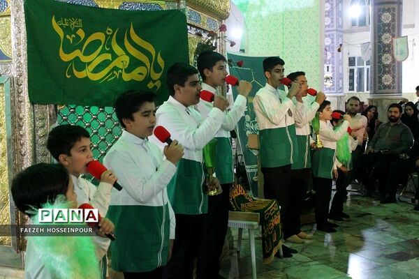 محفل شعر آیینی امام رضایی در امامزاده حضرتین