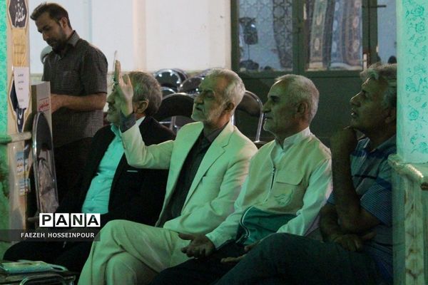 محفل شعر آیینی امام رضایی در امامزاده حضرتین