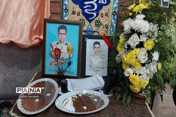 مراسم ختم و تجلیل شهید‌مرزبانی ناصر حیدری دژ در حسینیه حضرت ابوالفضل(ع)