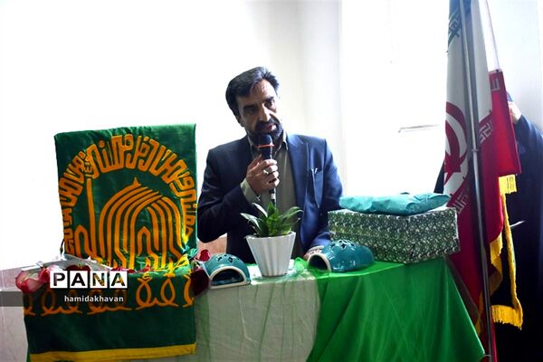 حضور خدام حرم رضوی درهنرستان کارو دانش الزهرای بهاباد