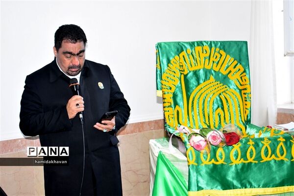 حضور خدام حرم رضوی درهنرستان کارو دانش الزهرای بهاباد