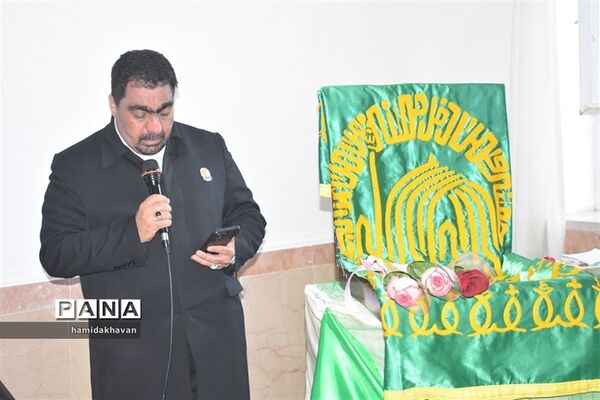 حضور خدام حرم رضوی درهنرستان کارو دانش الزهرای بهاباد