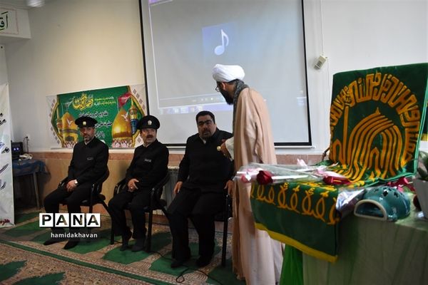 حضور خدام حرم رضوی درهنرستان کارو دانش الزهرای بهاباد