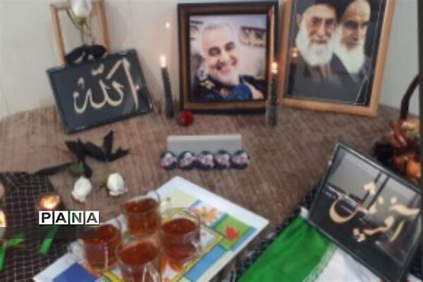 حضور دانش‌آموزان شهرستان‌قدس در مراسم سالگرد، عروج ملکوتی حضرت امام خمینی (ره)