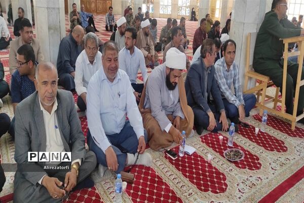 مراسم ارتحال حضرت امام خمینی (ره)در دشت آزادگان