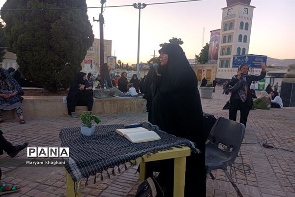 بر‌پایی موکب دختران مکتب روح‌الله در شیراز