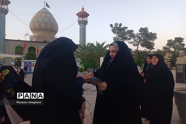 بر‌پایی موکب دختران مکتب روح‌الله در شیراز