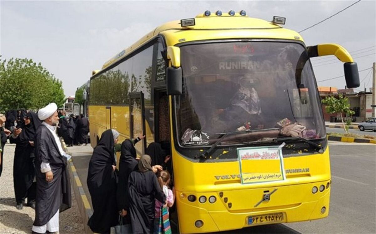 اردوی زیارتی دختران دانش آموز شهر آوه در قم