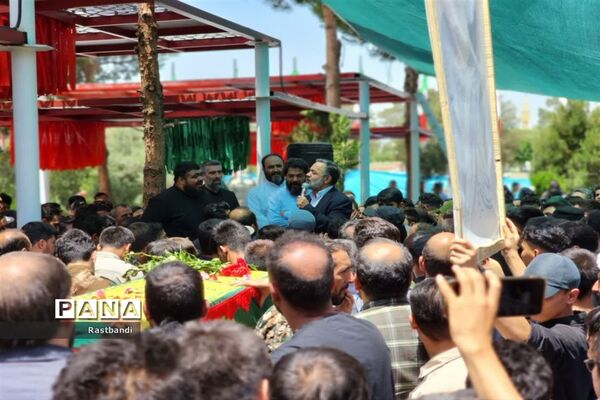 تشییع پیکر شهید محمد جعفری گنجی