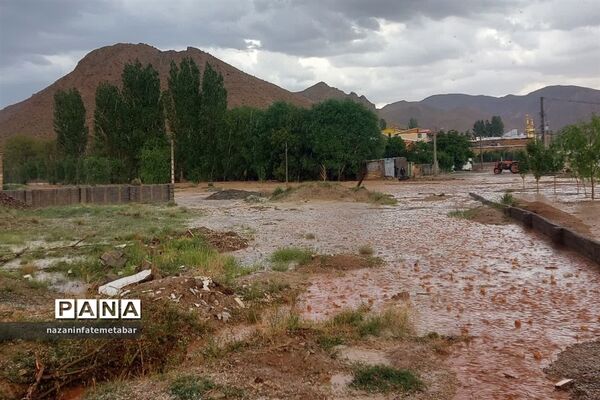 وقوع شدید سیل در برخی از روستاهای شهرستان فیروزکوه