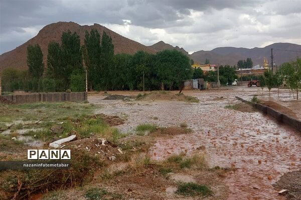 وقوع شدید سیل در برخی از روستاهای شهرستان فیروزکوه