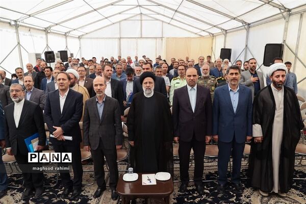 بهره‌برداری از فاز اول پروژه آبرسانی به میانه با حضور رئیس‌جمهوری