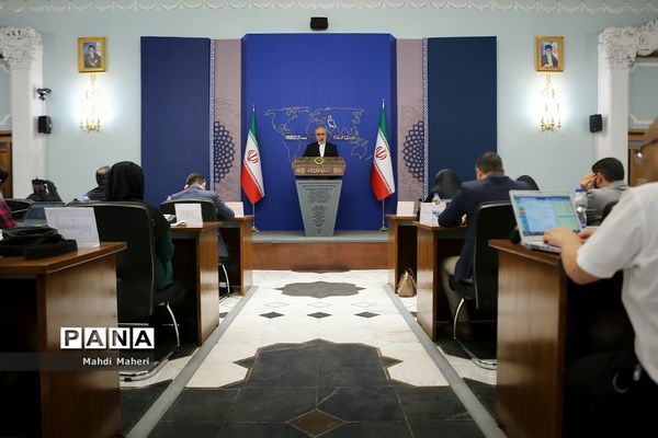 نشست خبری سخنگوی وزارت امور خارجه