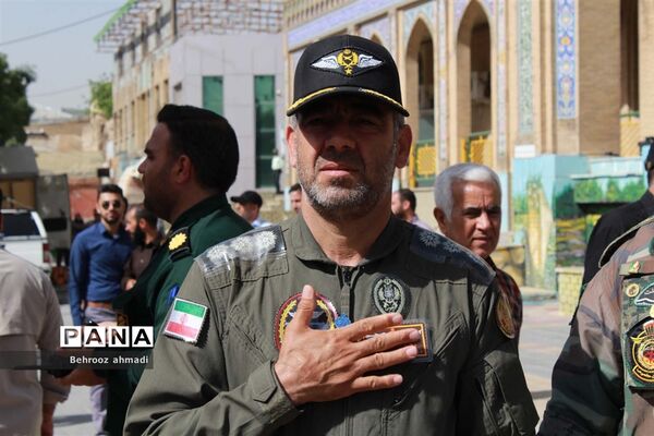 آیین تشییع شهید مدافع امنیت «سجاد امیری» در کرمانشاه