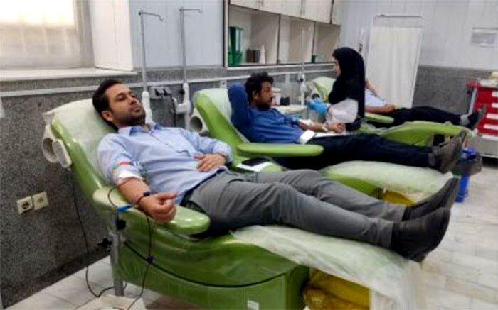 کارکنان آموزش و پرورش استان بوشهر خون اهدا کردند