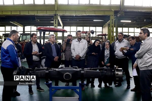 تور بازدید رسانه‌ای از کارخانه تراکتورسازی تبریز